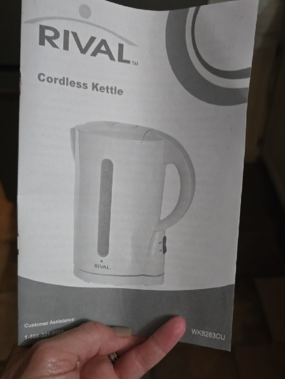 Rival 1.7L White Cordless Kettle - Electric Tea Kettle BRAND NEW! - Picture 7 of 7